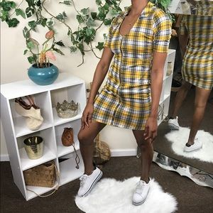 Plaid Mini Dress!